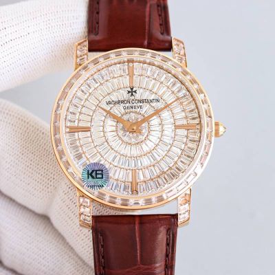 TW Factory Vacheron Constantin Patrimony 316L Steel Japan 9015 Movement Diamond Watch